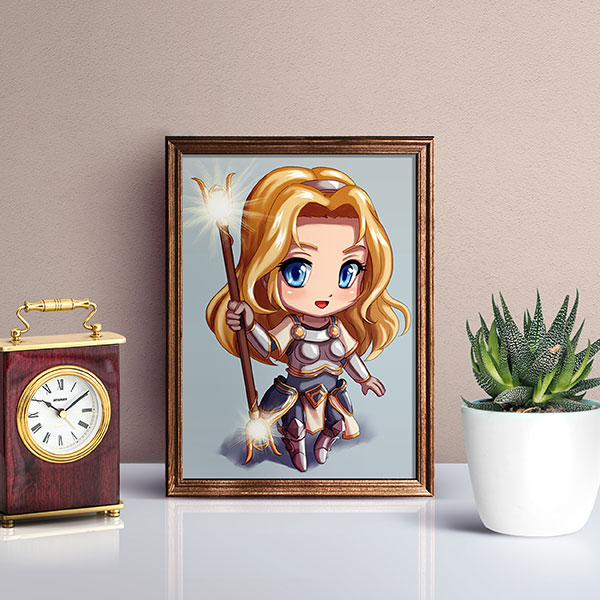 Lux Chibi Mini Print - nayukidraws
