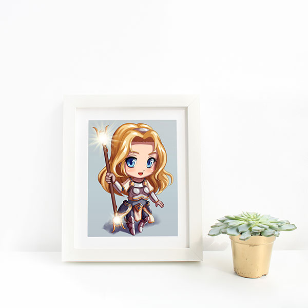 Lux Chibi Mini Print - nayukidraws