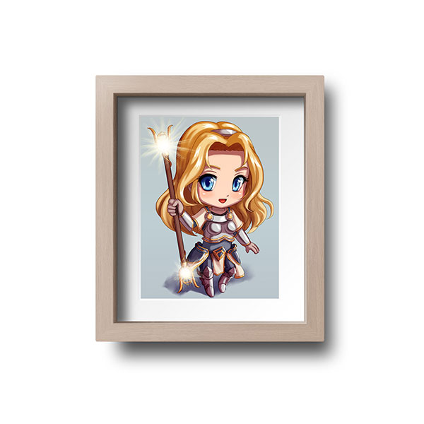 Lux Chibi Mini Print - nayukidraws
