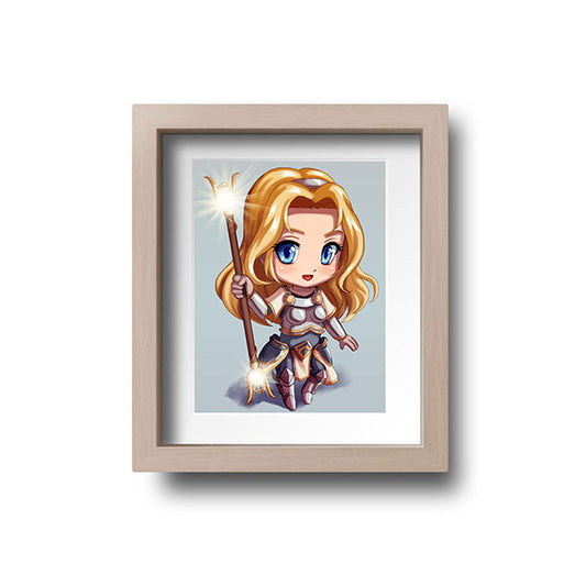 Lux Chibi Mini Print - nayukidraws