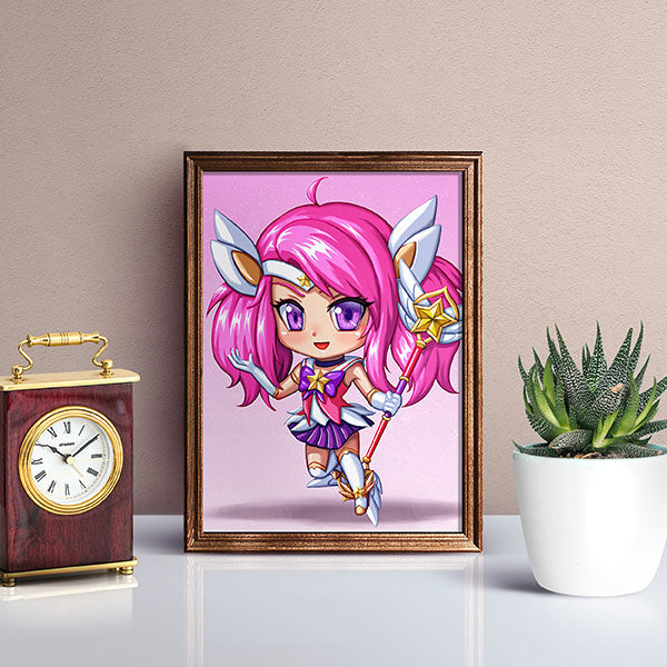 Star Guardian Lux Chibi Mini Print - nayukidraws