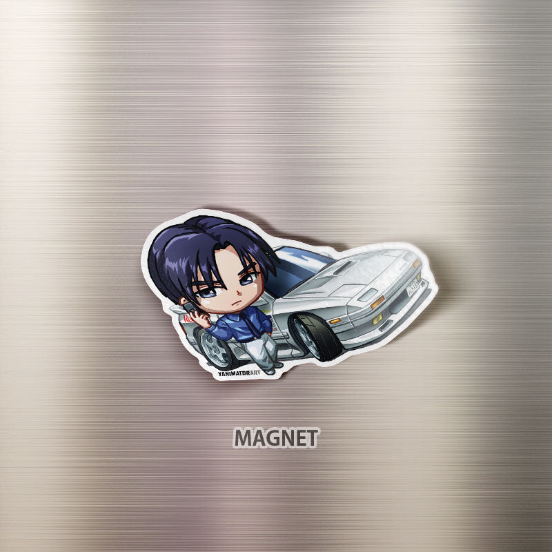 Ryosuke Takahashi FC3S RX-7 Character 1st Stage Magnet