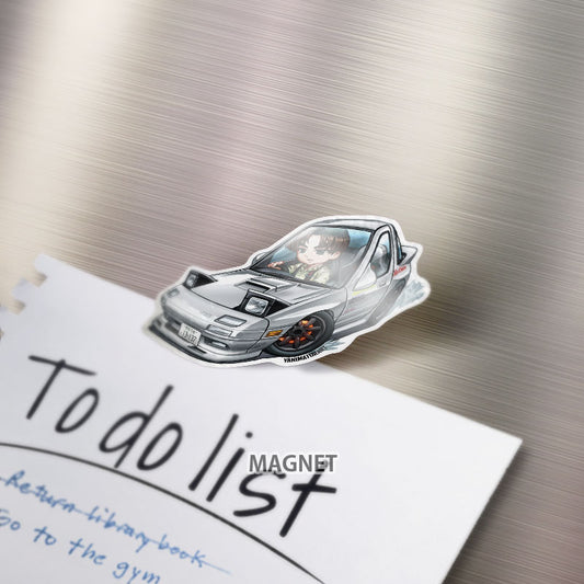 Ryosuke Takahashi FC3S RX-7 Character Drift 2nd Stage Magnet