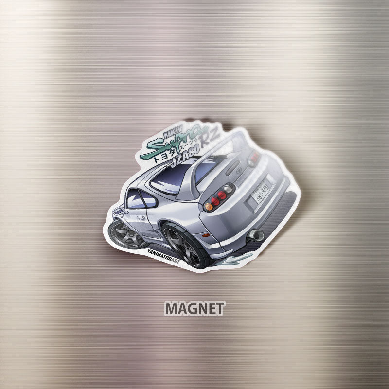 JZA80 Supra RZ MK4 Rear White Magnet