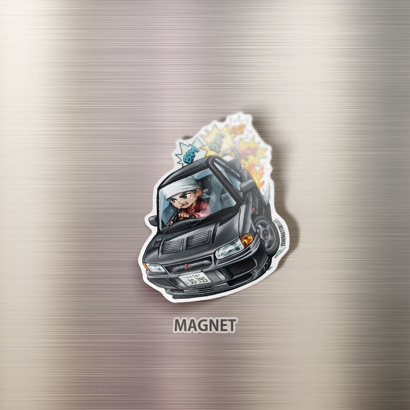 Kyoichi Sudo Lancer Evo 3 Evolution III CE9A Character Drift Magnet