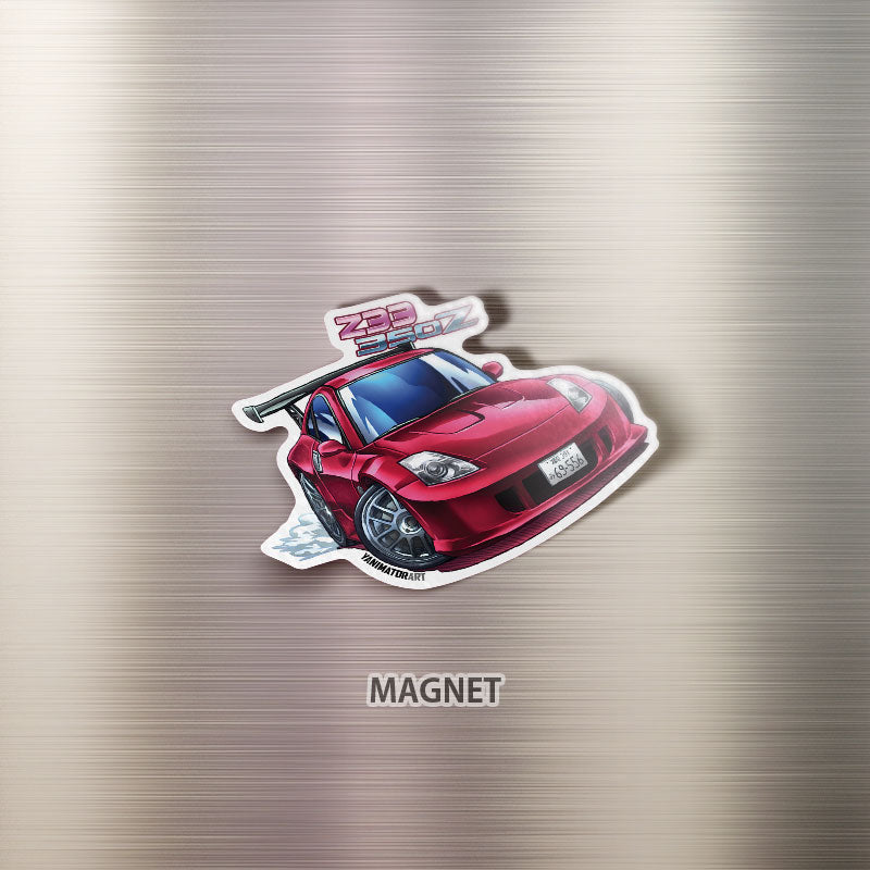 Z33 350Z Fairlady Z w Aero Red Magnet