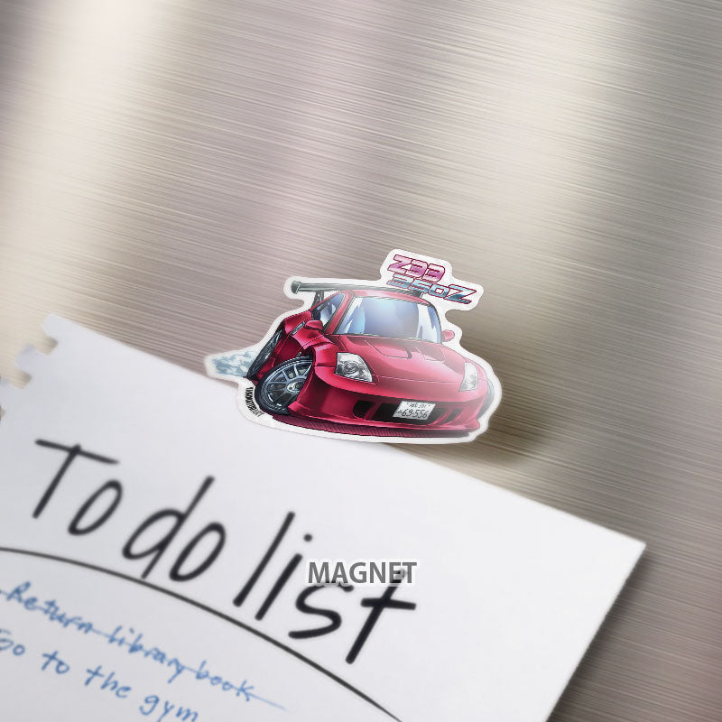 Z33 350Z Fairlady Z w Aero Red Magnet