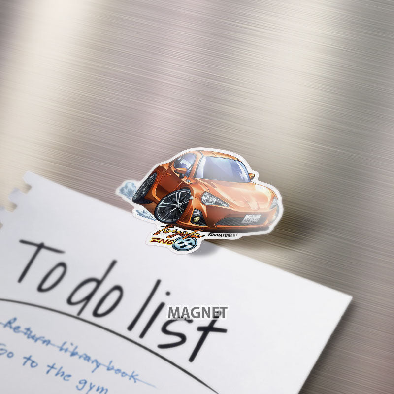 ZN6 86 / GT86 FRS Orange Hot Lava Magnet