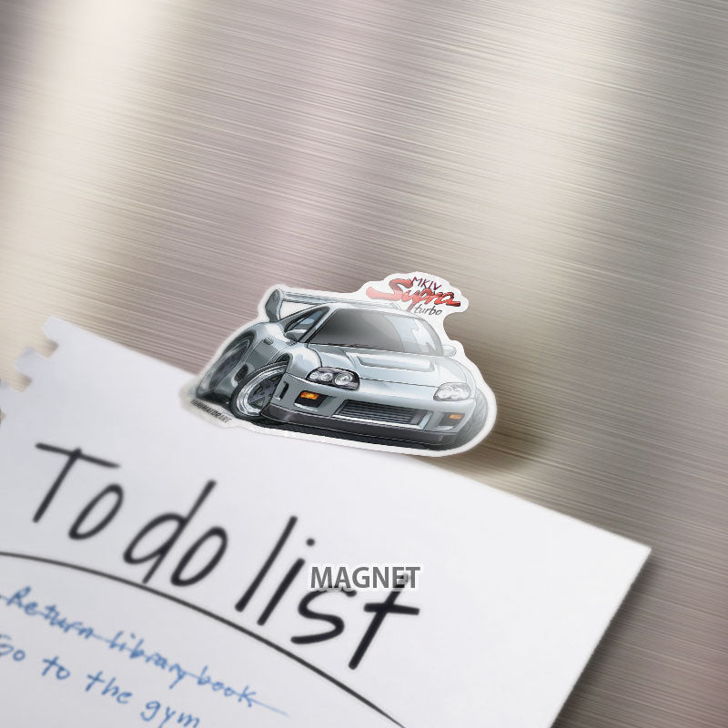 JZA80 Supra MK4 Silver (Wangan Midnight) Magnet