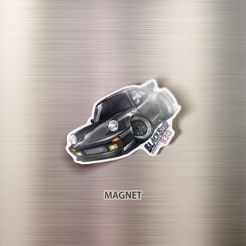 911 (930) "Blackbird" Turbo (Wangan Midnight) Magnet