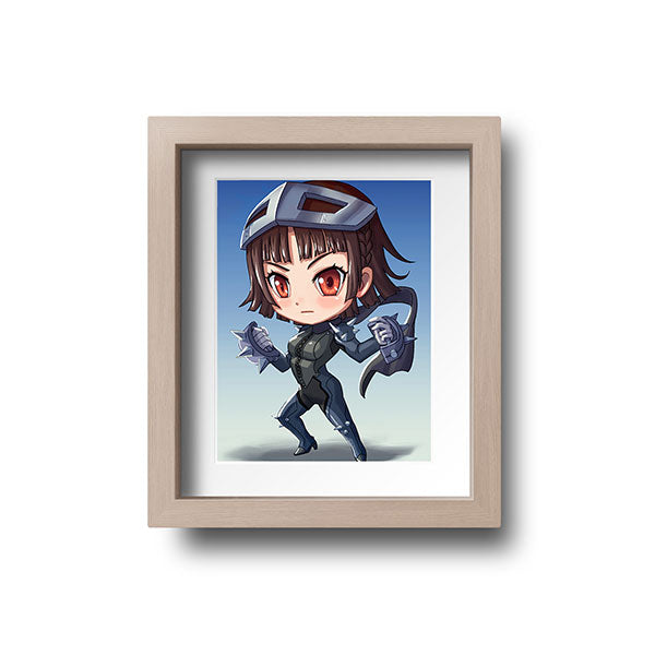 Makoto Chibi Mini Print - nayukidraws