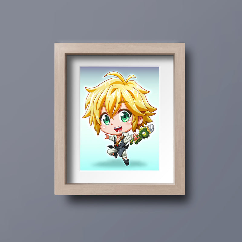 Meliodas Mini Print