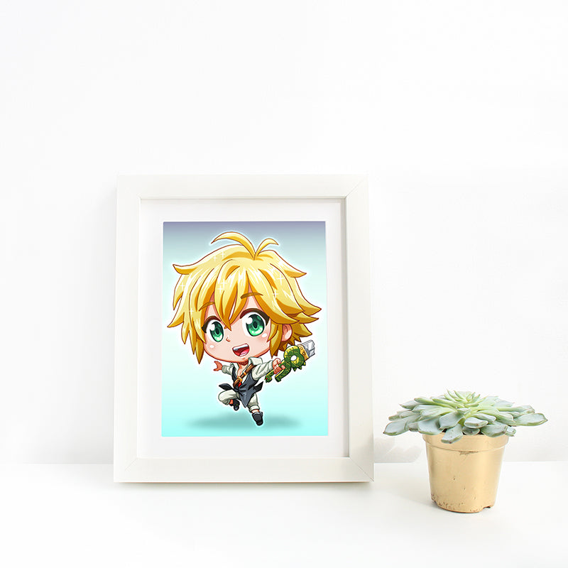 Meliodas Mini Print