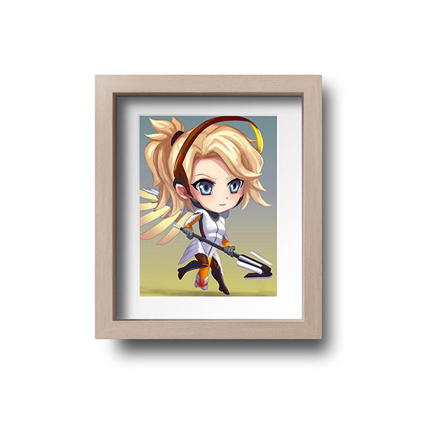 Mercy Chibi Mini Print
