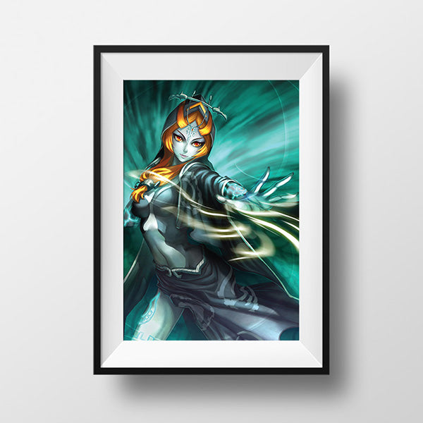 Midna Legend of Zelda Poster Print - nayukidraws