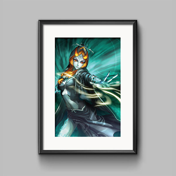 Midna Legend of Zelda Poster Print - nayukidraws