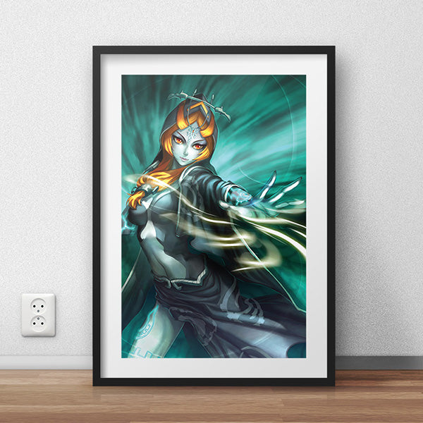 Midna Legend of Zelda Poster Print - nayukidraws