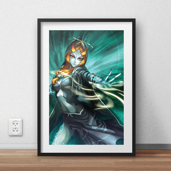 Midna Legend of Zelda Poster Print - nayukidraws
