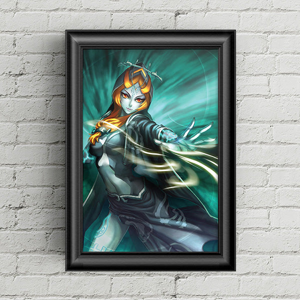Midna Legend of Zelda Poster Print - nayukidraws