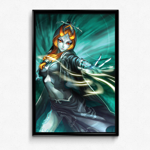 Midna Legend of Zelda Poster Print - nayukidraws