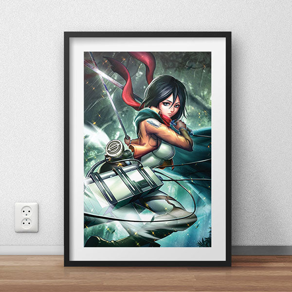 Mikasa Poster Print - nayukidraws