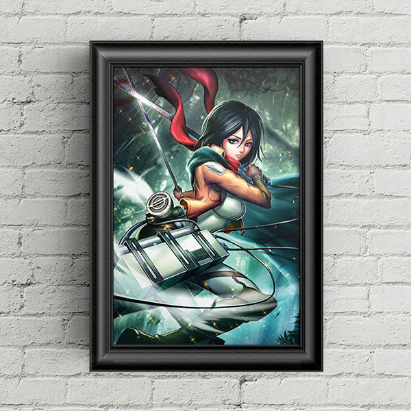 Mikasa Poster Print - nayukidraws