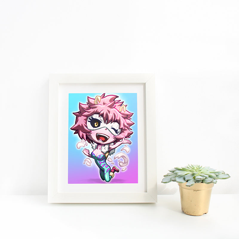 Pinky Mina Ashido Mini Print