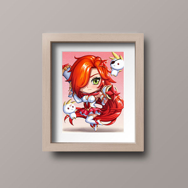 Star Guardian Miss Fortune Chibi Mini Print - nayukidraws