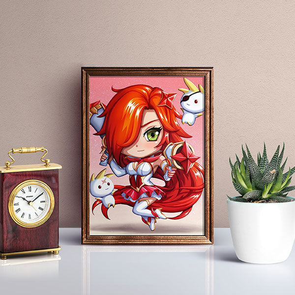 Star Guardian Miss Fortune Chibi Mini Print - nayukidraws