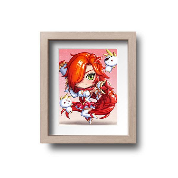 Star Guardian Miss Fortune Chibi Mini Print - nayukidraws