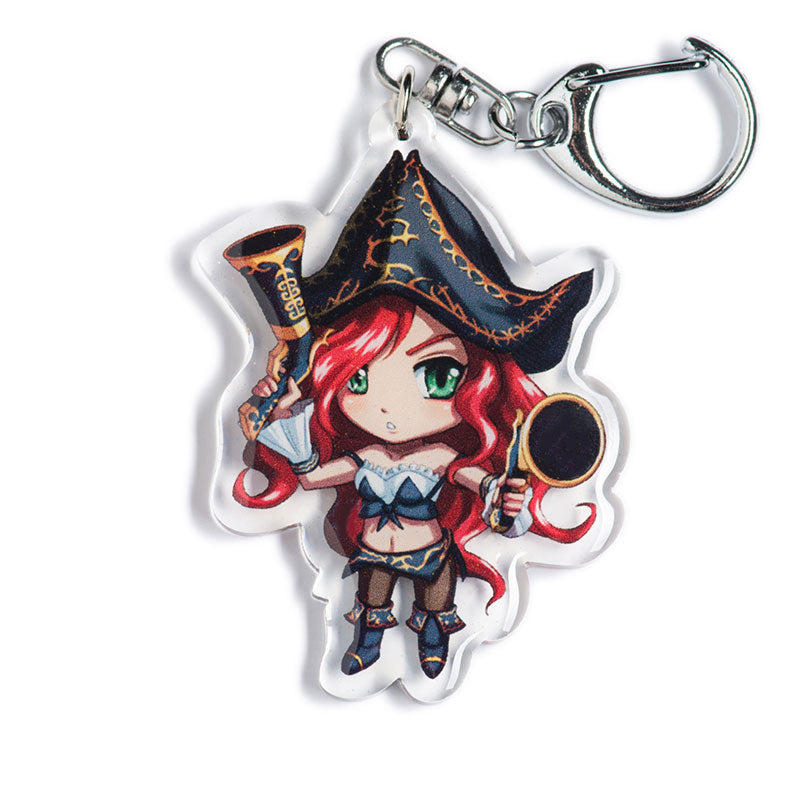 Miss Fortune Acrylic Keychain - nayukidraws