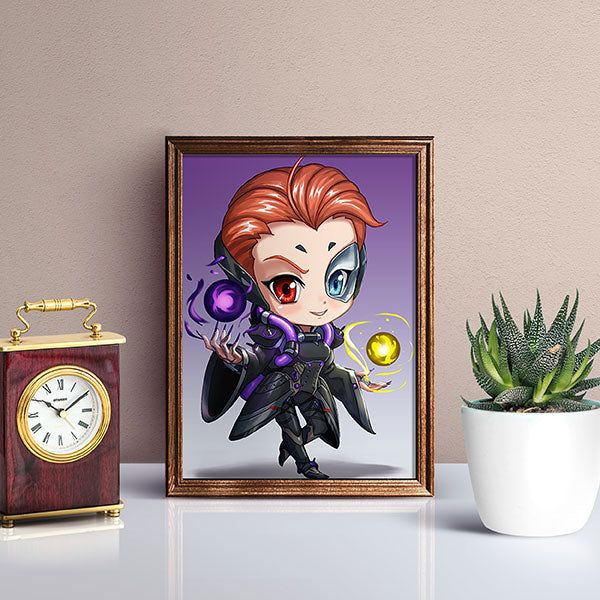 Moira Chibi Mini Print