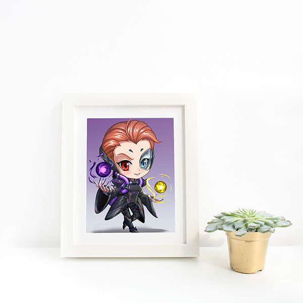 Moira Chibi Mini Print