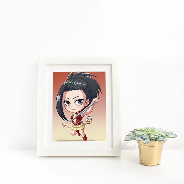 Momo Chibi Mini Print - nayukidraws