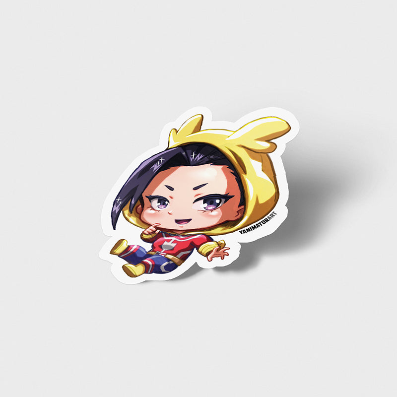 Momo Yaoyorozu Pajama Kigurumi Vinyl Sticker