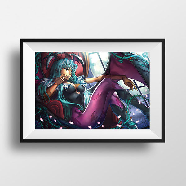 Morrigan Poster Print - nayukidraws