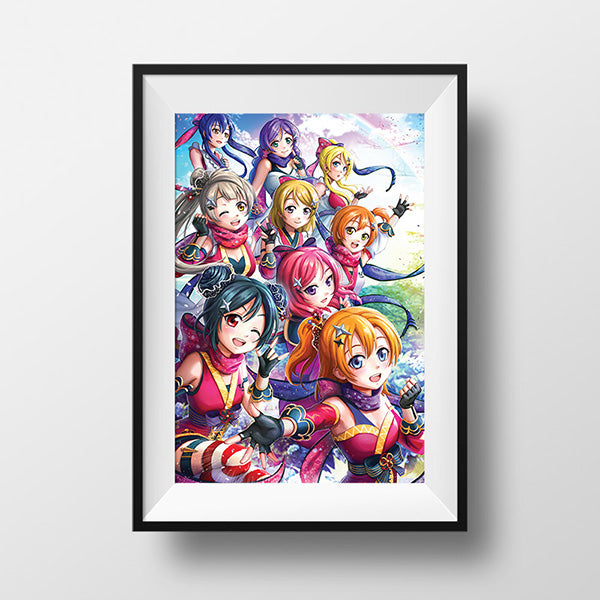 μ's Love Live Poster Print - nayukidraws