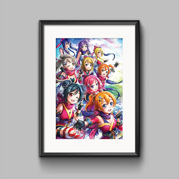 μ's Love Live Poster Print - nayukidraws