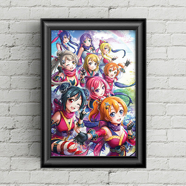 μ's Love Live Poster Print - nayukidraws