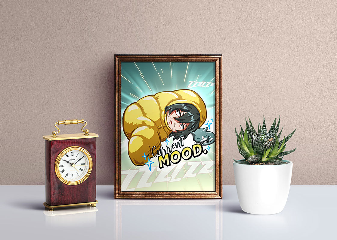 Aizawa Eraserhead "Current Mood" Mini Print