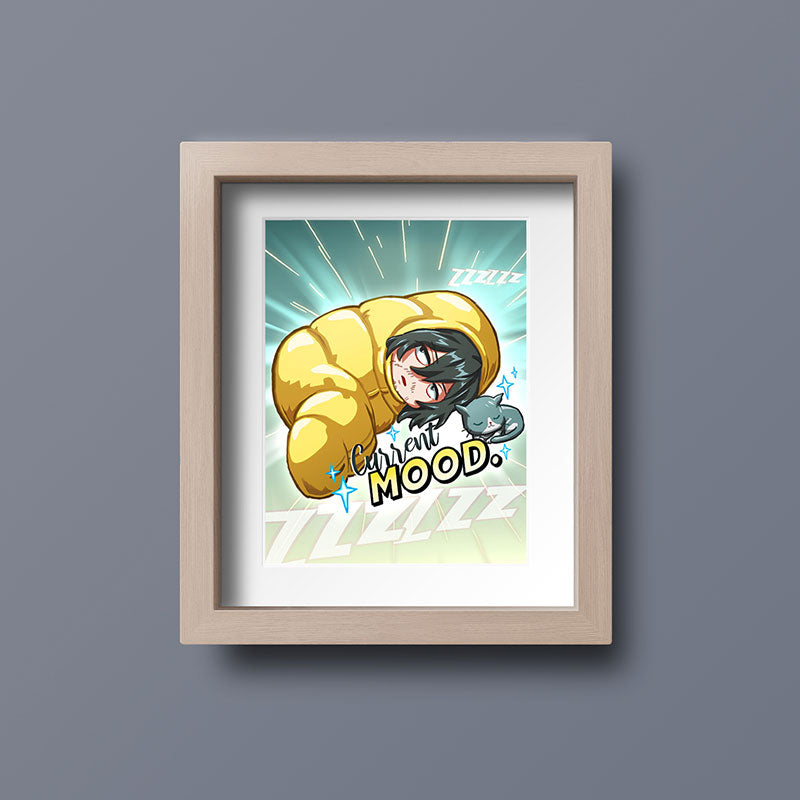 Aizawa Eraserhead "Current Mood" Mini Print