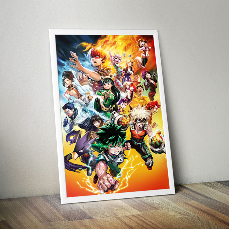 Hero Academy Group Poster Print