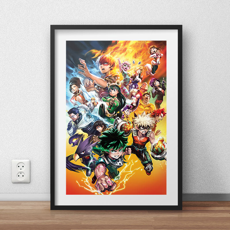 Hero Academy Group Poster Print