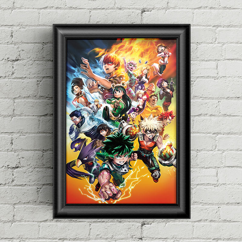 Hero Academy Group Poster Print
