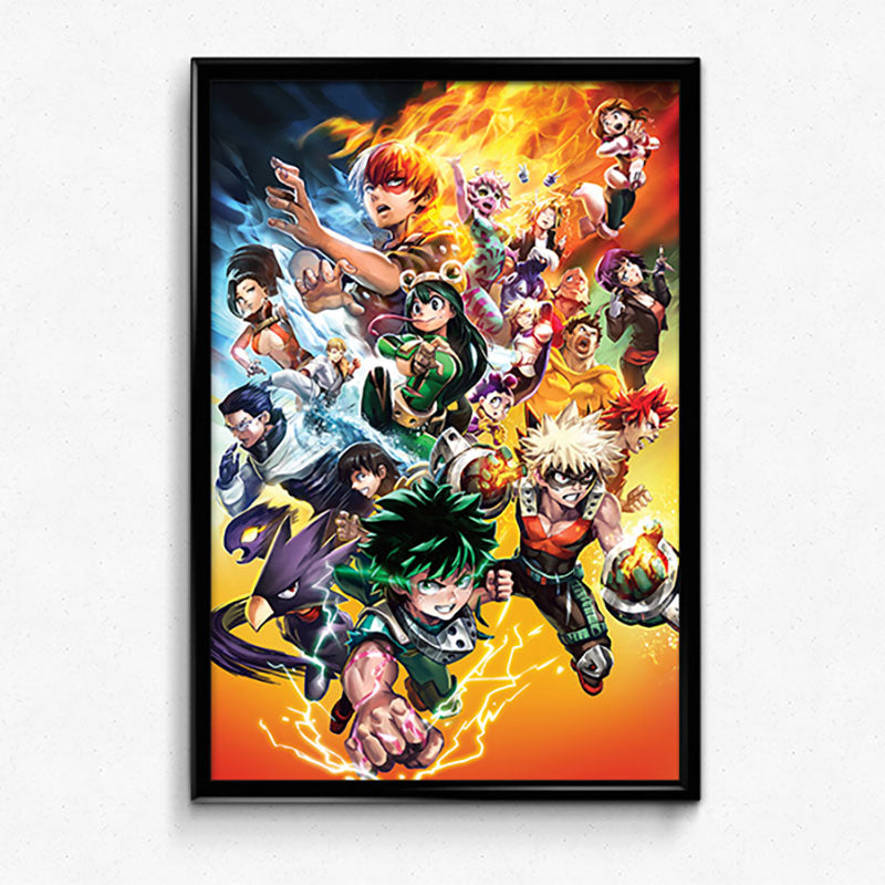 Hero Academy Group Poster Print