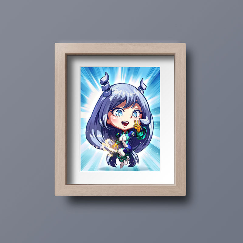 Nejire Hado “The Big 3” Mini Print