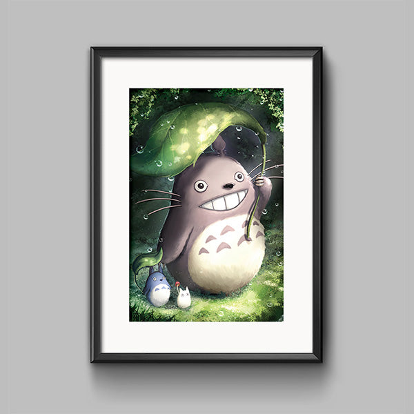 My Neighbour Totoro Poster Print - nayukidraws