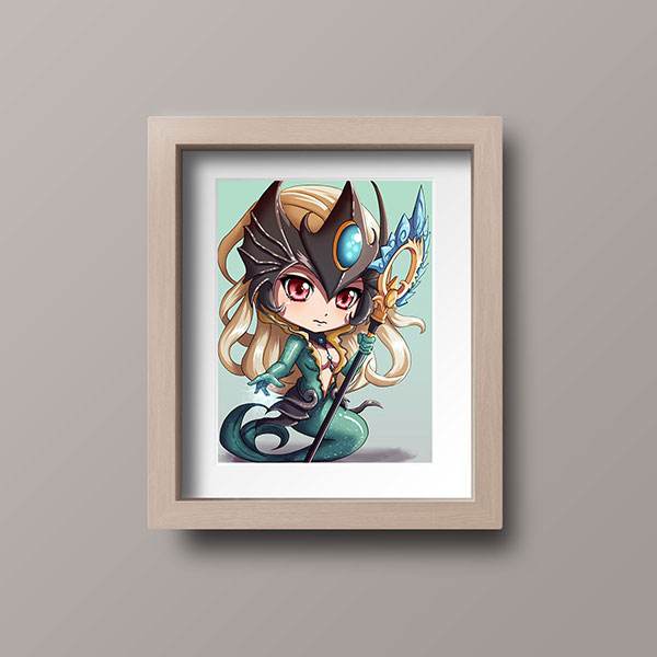Nami Chibi Mini Print - nayukidraws