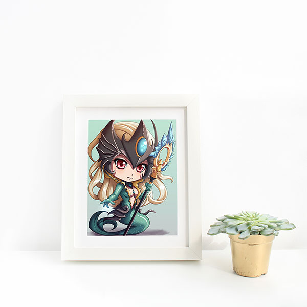 Nami Chibi Mini Print - nayukidraws