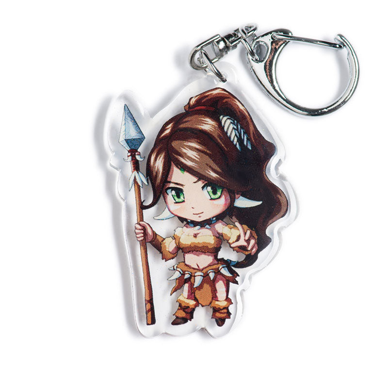 Nidalee Acrylic Keychain - nayukidraws